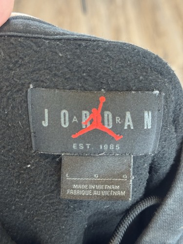 Nike Air Jordan Hoodie Sweatshirt Mens Large Sorry For Your Loss Tour Rose Black - Picture 5 of 6