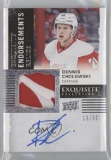 2018-19 Upper Deck The Cup 13/50 Dennis Cholowski #ER-DC Auto 8tn