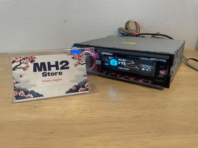 Alpine CDA-106Ji 1DIN Car Audio CD Player Operation confirmed Very
