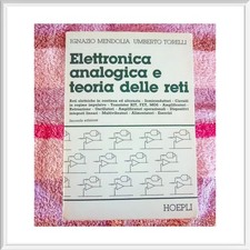 Libro Vintage Elettronica analogica e teoria delle reti Hoepli Anno 1988