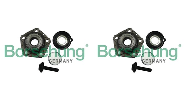 Borsehung 2X Radnabe Radlagersatz Hinten FüR Audi A4 Avant 8K5 B8 8W5 B9 8K2-image