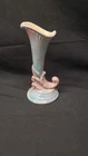 Vintage Royal Haeger Cornucopia Vase Mauve Agate Pink Blue Royal Hickman 332A