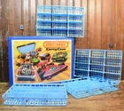 TEAM MATCHBOX 48 CAR CARRY CASE VINTAGE 1976 HANDLE SUPERFAST FOUR EMPTY TRAYS