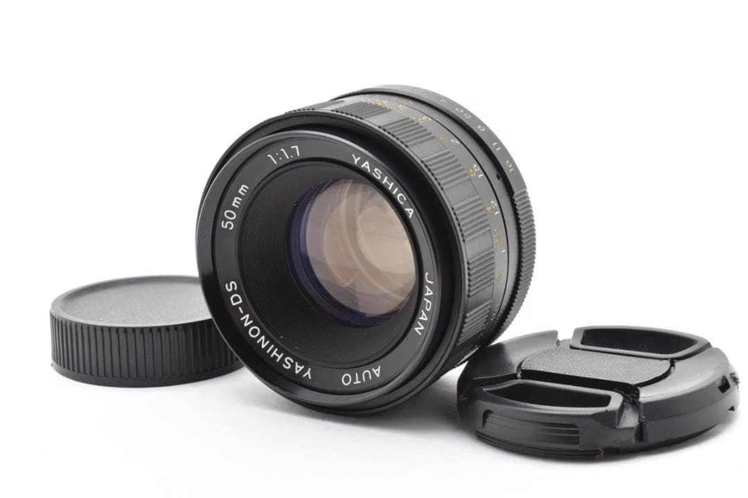 Yashica Camera Lenses 50mm Focal f/1.7 Maximum Aperture for sale
