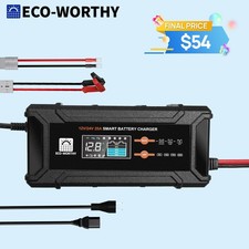 ECO-WORTHY 12V/24V 20A Lithium LifePO4 Battery Charger 14.6V Maintenance