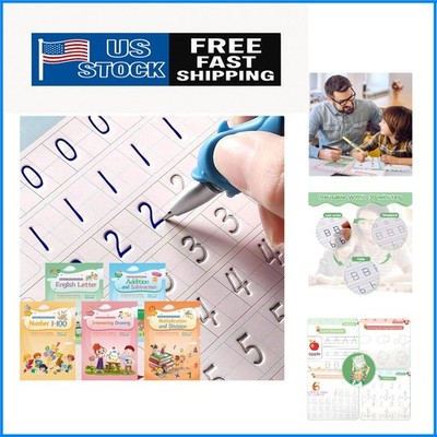 High-Quality 5-in-1 Handwriting Aid Copybook Set - Perfect for Young Learners