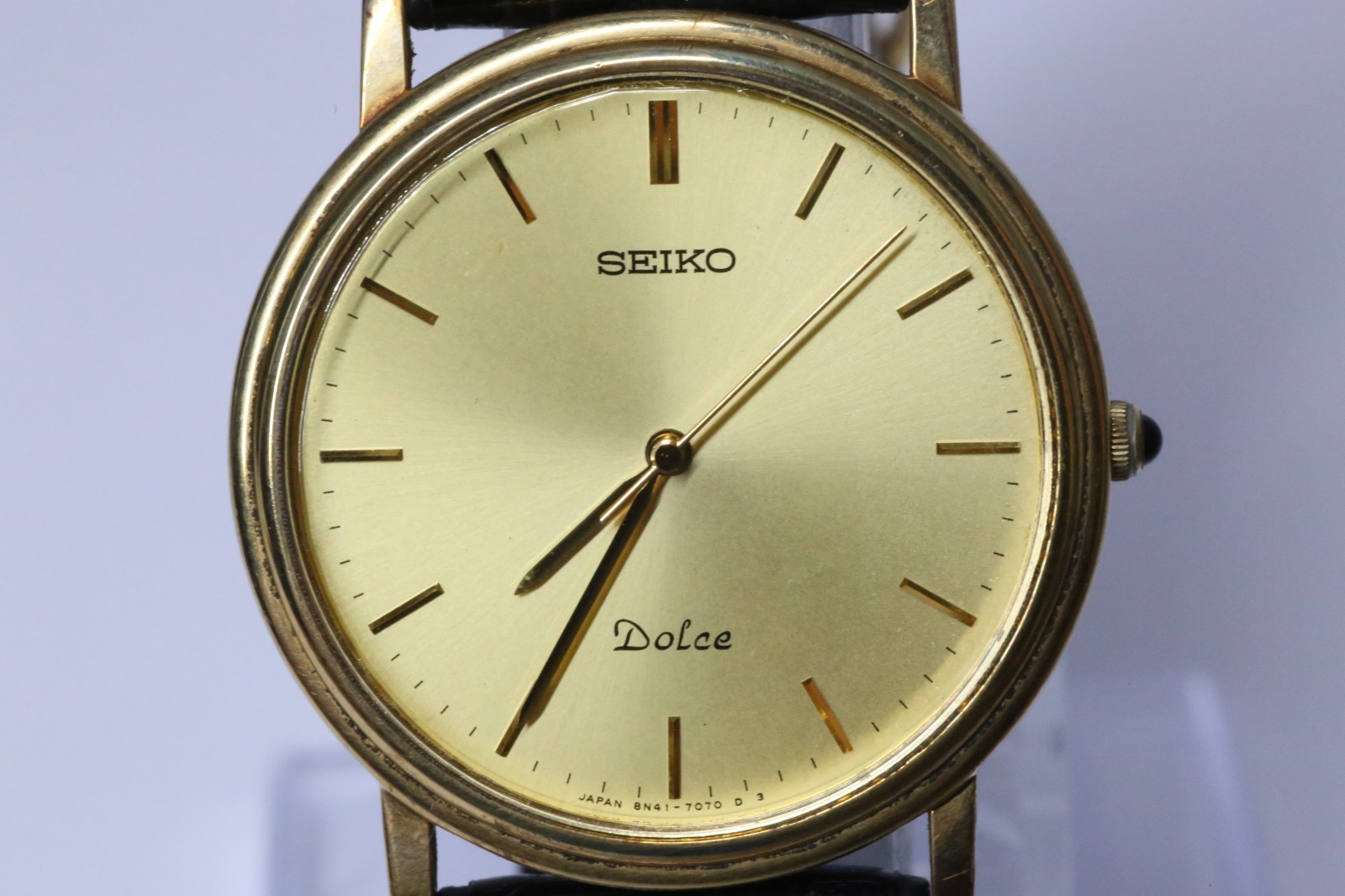 8N41-7030 Battery belt watch SEIKO VINTAGE Men's and Leathe&mesh New DOLCE - VintageWatches.PK 8N41-7030 Battery belt watch SEIKO VINTAGE Men's and Leathe&mesh New DOLCE - vintagewatches.pk