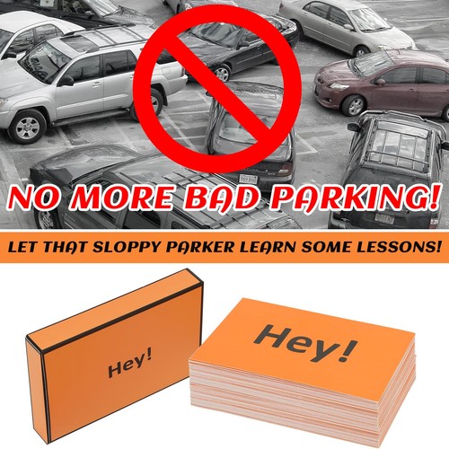 Supper Funny Bad Parking Cards, 50 Cards with 10 Designs Perfect for Shaming ... - Picture 2 of 7