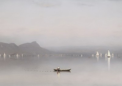 Calm Seascape Wall Art Serene Nautical Decor Minimalist