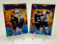 2025-26 Upper Deck Series 2 Hockey BOOMTOWN Lot of 5 Cards / SET BUILDER