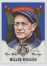 2014 Panini Hall of Fame Diamond Kings Blue 44/50 Miller Huggins #34 HOF 1j8