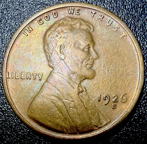 1926-S Lincoln Wheat Cent — photo from the most recent tracked eBay sale