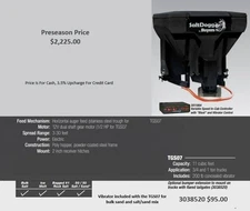 Buyers Products - SaltDogg TGS07 11 Cubic Foot Tailgate Spreader