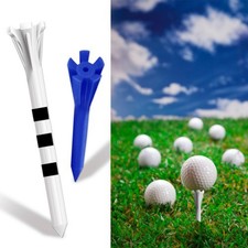 Plastic Golf Tees 3 1/4 or 2 3/4 Driver Tees 80 Pack with 1 1/2 Iron Tees 20 Pcs