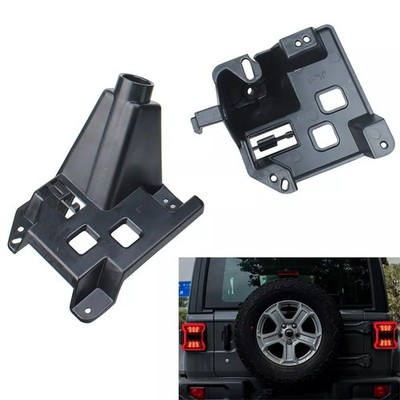 2Pcs Black Tail Light Bracket Replacement Kit Fit for Jeep Wrangler JL 2018-2024