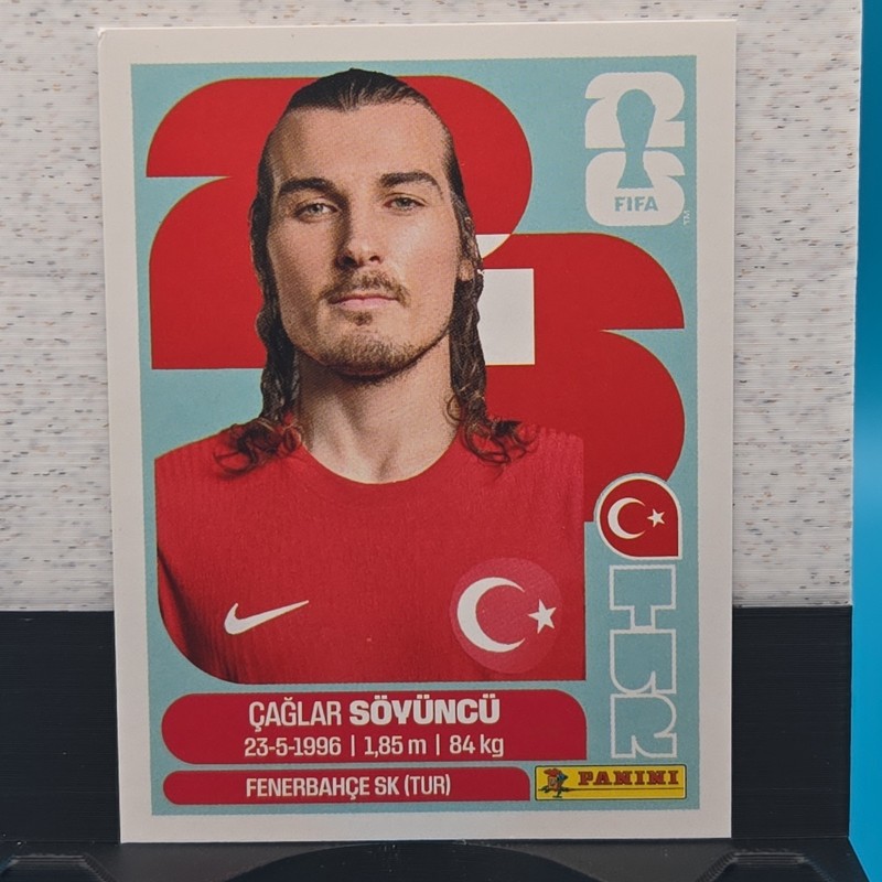 2026 Panini FIFA World Cup Sticker Caglar Soyuncu #TUR 6 - Turkey