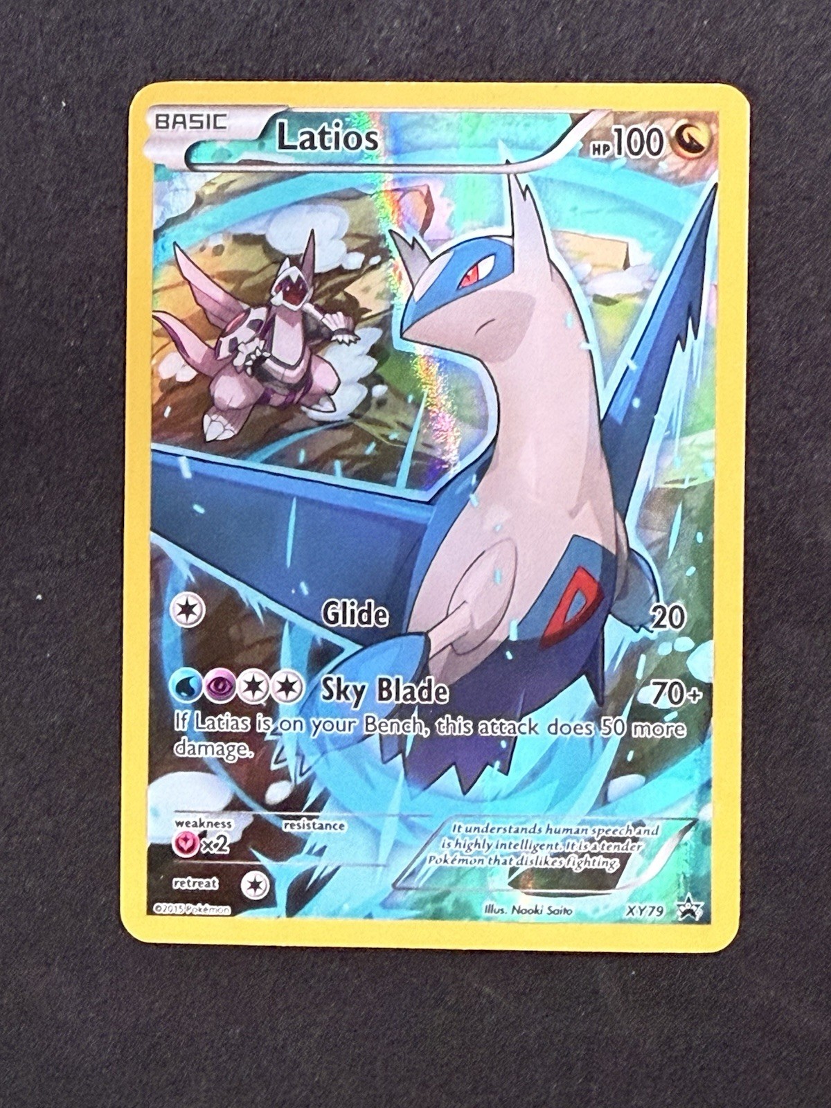 Latios XY79 XY Black Star Promo Full Art Holo 2014
