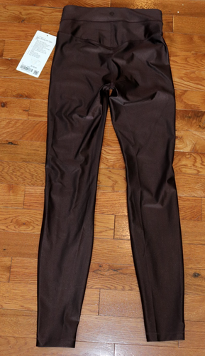 Nuovo con etichette Lululemon raso lucido vita alta aderente 25" taglia 2XS XXS MSRP $118!! - Foto 7 di 10