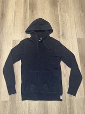 Reigning Champ Made in Canada Thick Heavyweight Navy Hoodie Sweatshirt size xs