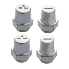  5/16"-18 Thread Female Lead Battery Terminal Post 2 Pairs 5/16"-18 Female Lead