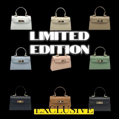 Medium Tasche ECHT LEDER Damen Made in Italy