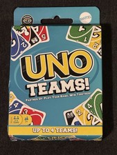 NEW UNO Teams Card Game Team Edition Sealed