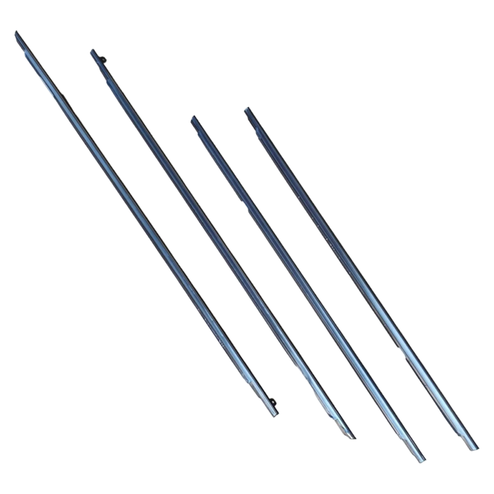 4PCS Door Belt Molding For Toyota Land Cruiser Lexus LX450 FJ80/ FZJ80/ HDJ80 - Imagem 3 de 4