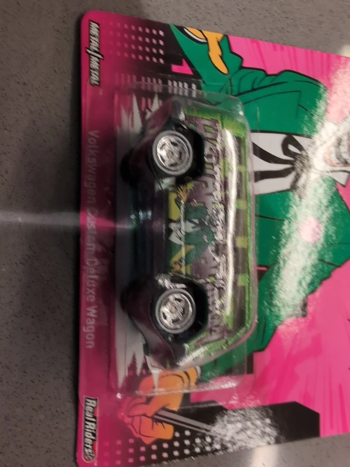 Serie de televisión Batman Classic 2014 🃏 - Volkswagen Custom W) Joker - Hot Wheels 1:64 Foto 2 de 4