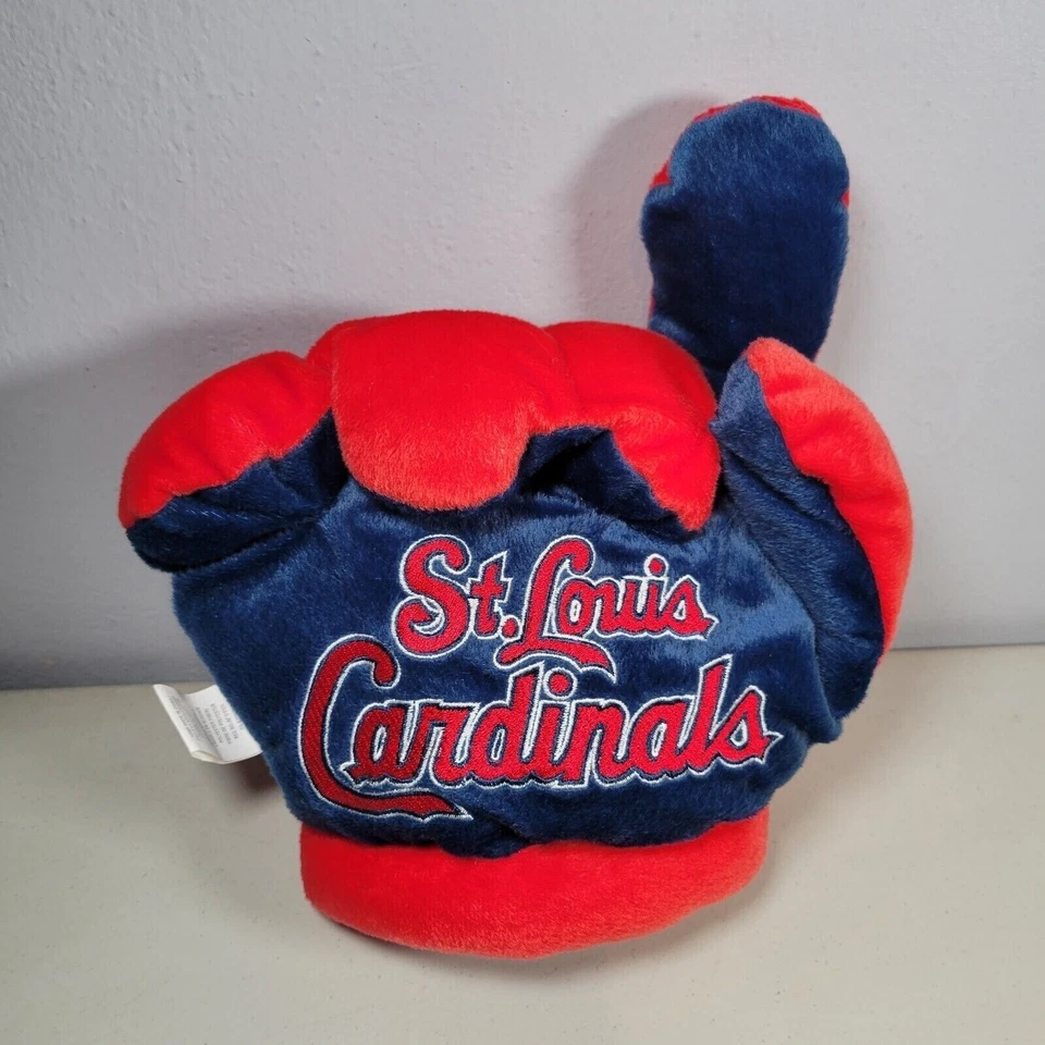 Guante de mano de fan de los Cardenales de San Luis #1 - Peluche de béisbol - Coleccionar para siempre Foto 2 de 4