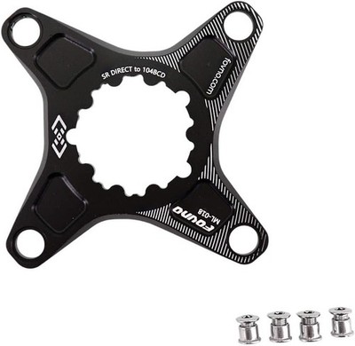 DJC Bike Chainring Adapter Spider for GXP normal size, to 104 black 