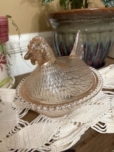 Indiana Glass Hen | eBay