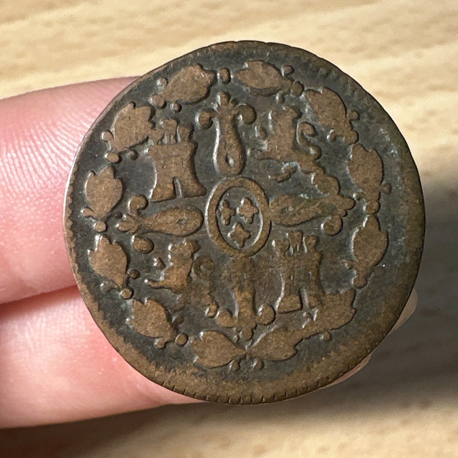 Pièce Espagnole Huit 8 Maravedis - Charles IV 1803