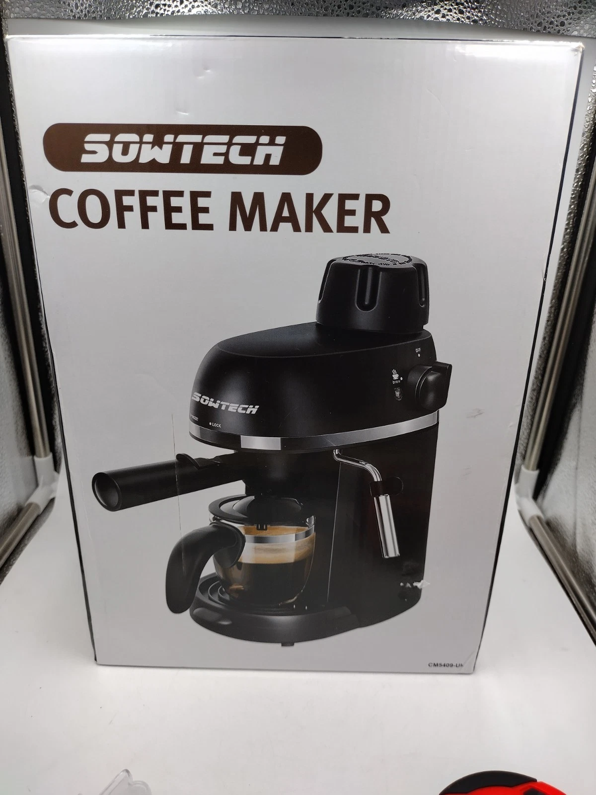 Sowtech Espresso Coffee Machine Cappuccino Latte Maker 3.5 Bar, 1-4 Cup Capacity
Opens in a new wind