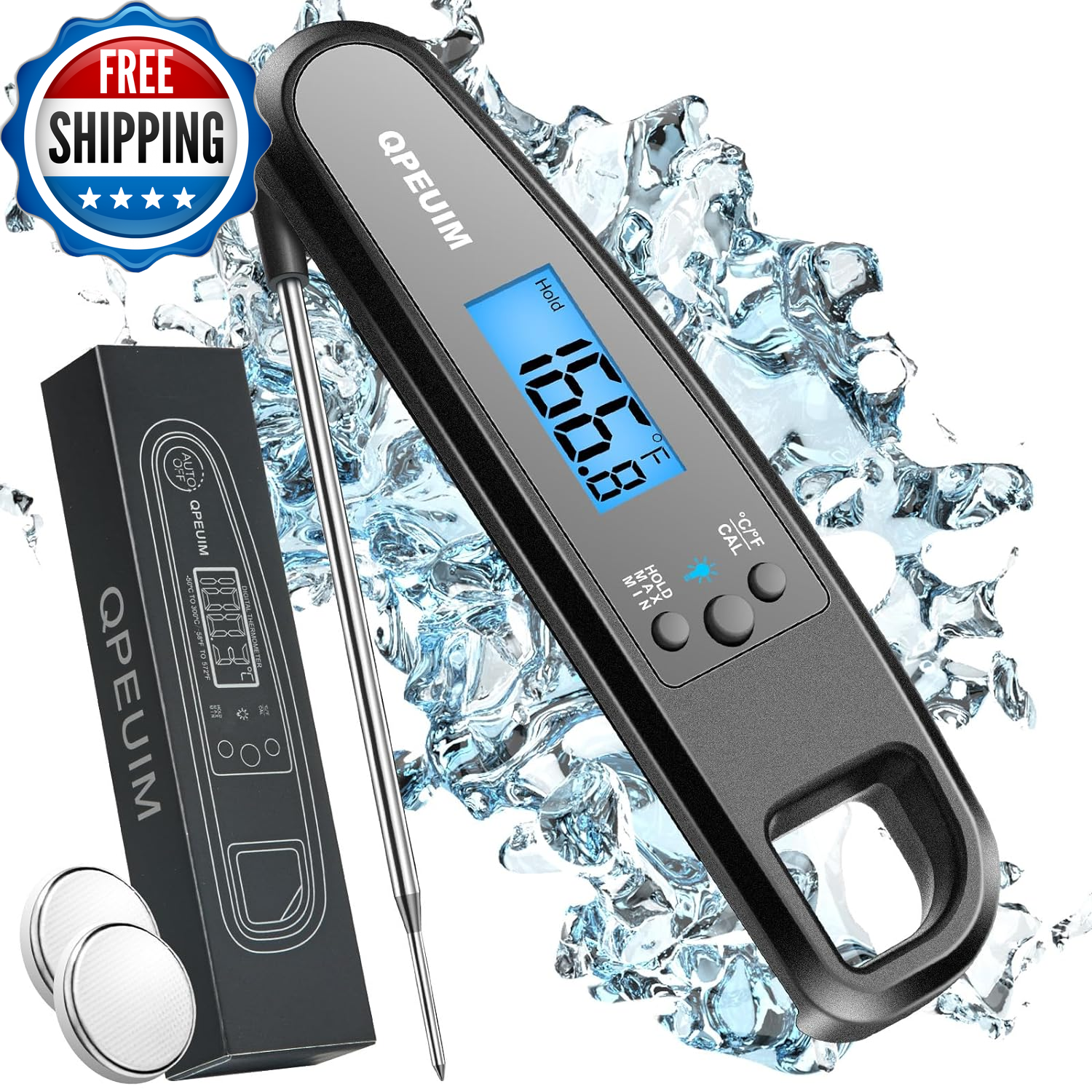 Digital Meat Thermometer Instant Read Meat Thermometer for Cooking Kitchen Food