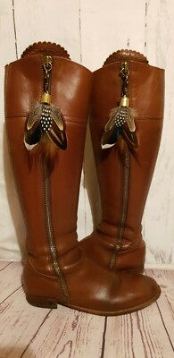Handmade Feather Boot Tassels Fairfax 