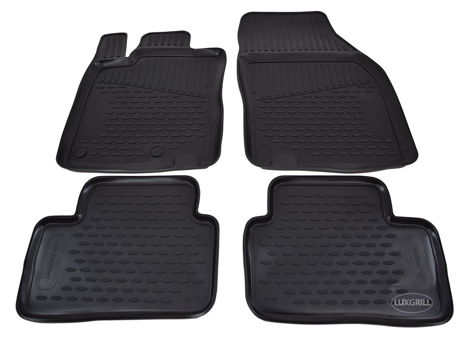 Tapis de sol caoutchouc à bords hauts imperméable pour Renault Kadjar