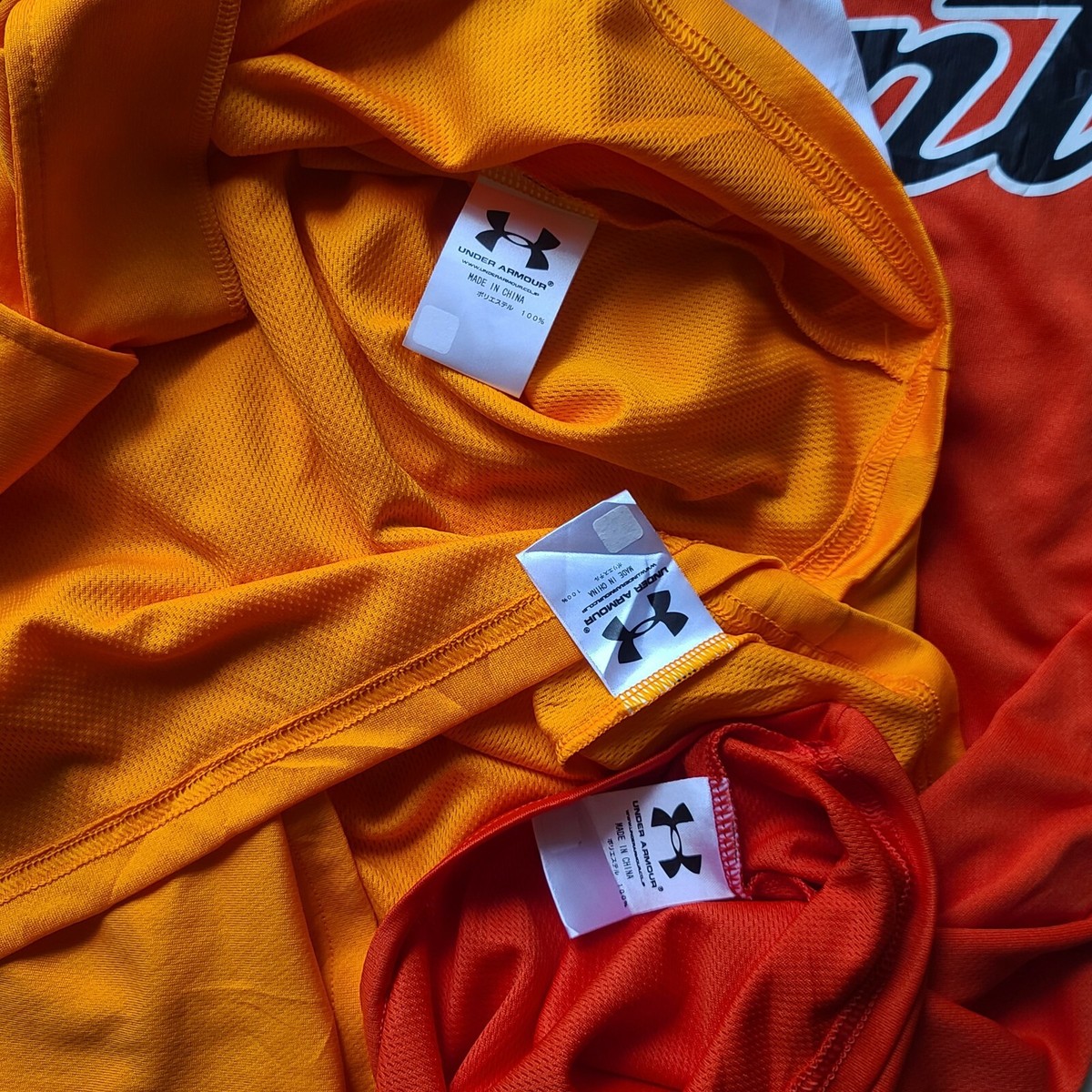 3X UNDER ARMOUR GIANTS YOMIURI Baseball Casual Japan Orange