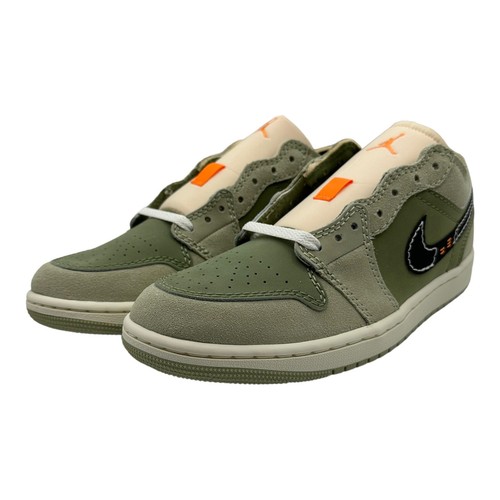 Nike Air Jordan 1 Low Craft SE Olive Green Shoes FD6819-300 - Men's Size 8 - Picture 2 of 8