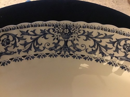 J&G Meakin Classic Forum blau 12" x 9,25" Platte so schön - Bild 3 von 3