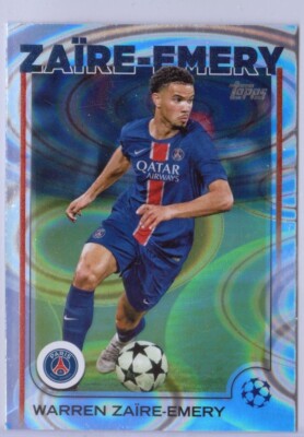 2024-25 Topps UEFA Club Competitions Rain Drop #197 Warren Zaire-Emery - PSG