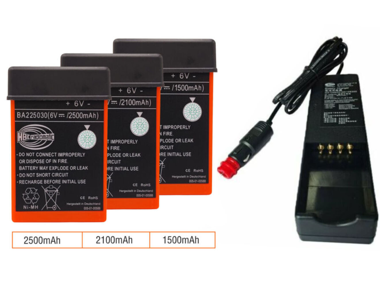 Ladegerät für HBC radiomatic GmbH BA225030, 126,90
