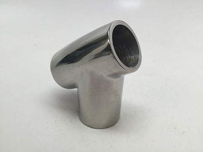 MARINE BOAT DURABLE HANDRAIL FITTING SS316 TEE FORM 60 DEG UNIVERSAL 1'' 25.4MM