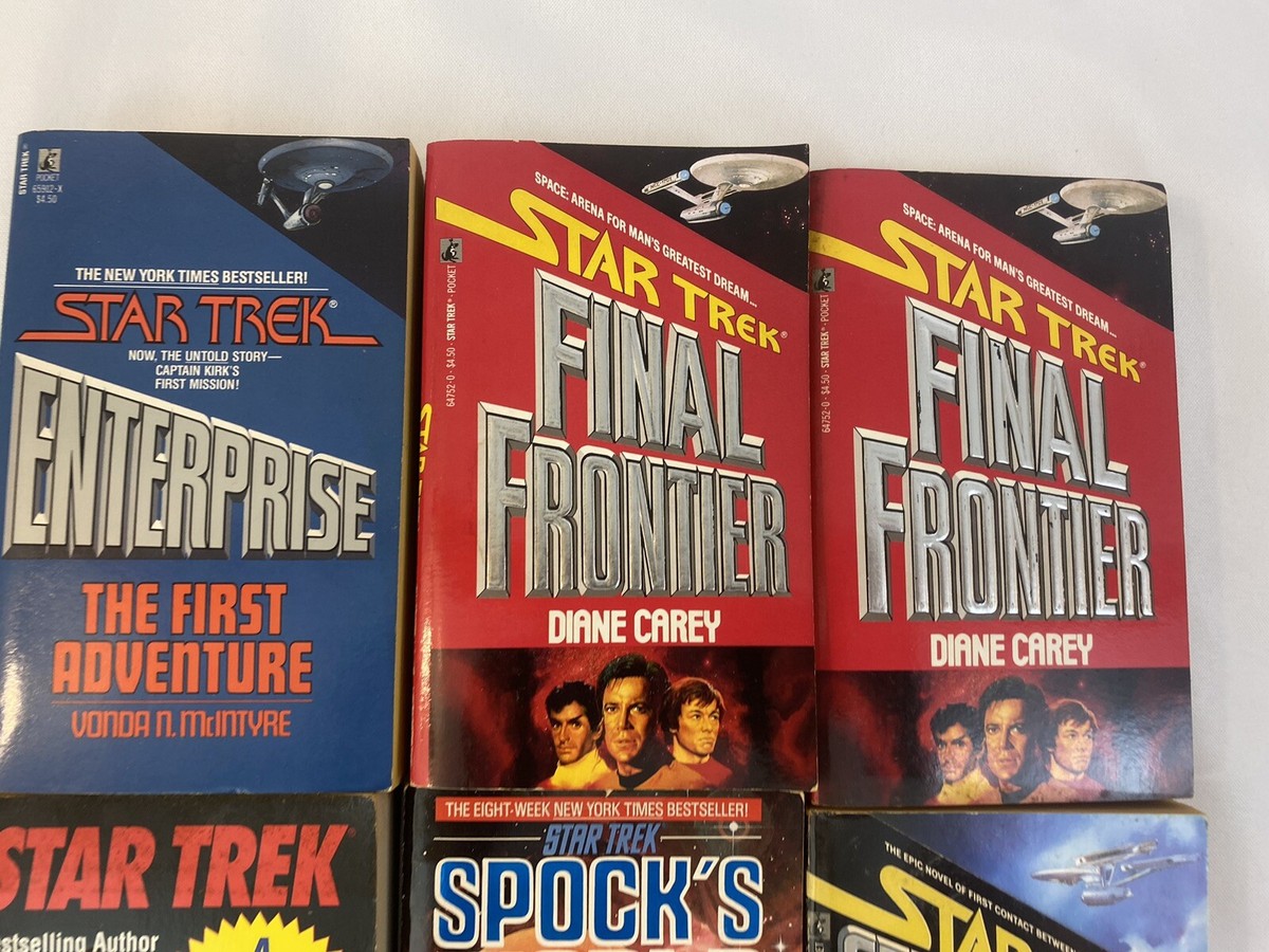9 Total Star Trek Books Final Frontier Spock's World Avatar