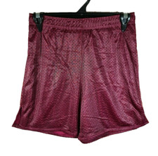 BNWT Girls Boys Sz 10 LW Reid Maroon Stretch Mesh Style School Sports Shorts