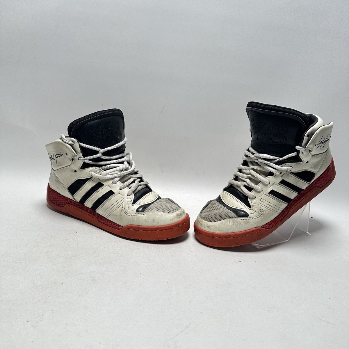 Y-3 Hayworth Yohji Yamamoto Adidas White High Top Basketball