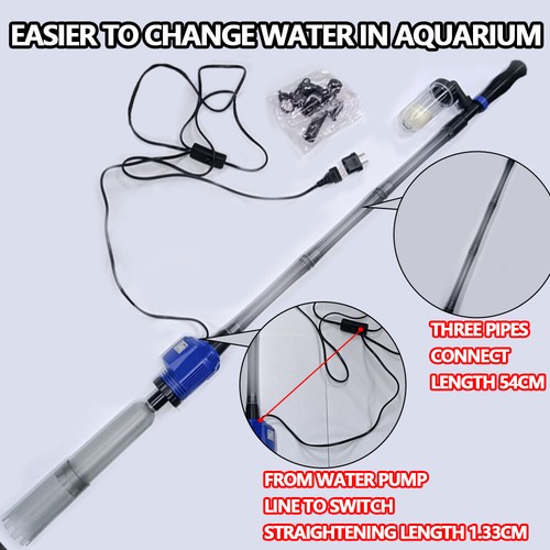 Fish Tank Cleaner Pump Syphon Change Pump Water Filter Aquarium Vacuum Gravel AU - Picture 4 of 16