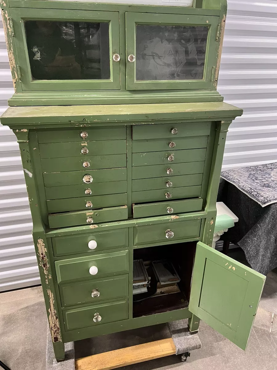 Antique Dental Cabinet