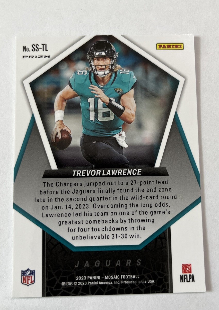 2023 Panini Mosaic Swagger Mosaic Trevor Lawrence #SS-TL Silver
