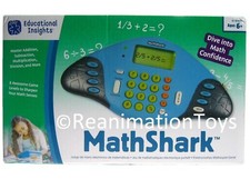 Educational Insights MathShark Handheld Math Calculator Learning Practice Game