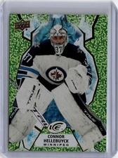 2021-22 Upper Deck Ice Connor Hellebuyck #53 Green Winnipeg Jets